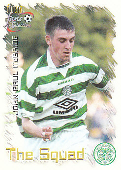 John Paul McBride Celtic Glasgow 1999 Futera Fans' Selection #36